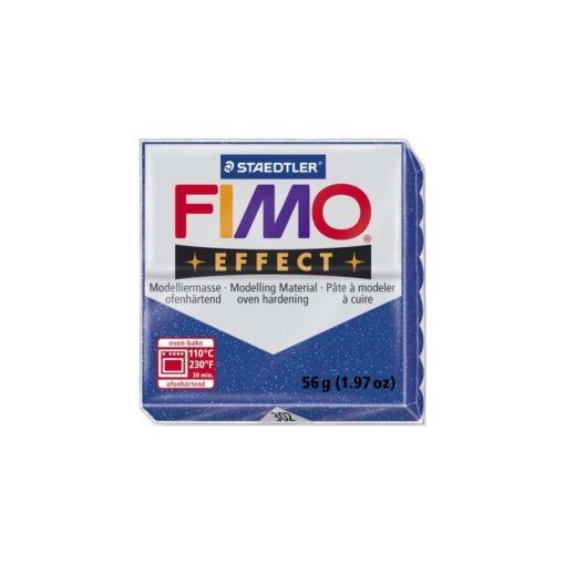 phlos fimo effect glitter blue 302 tetragono